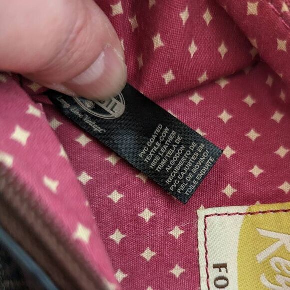 Fossil Key Per Coated Convas Multicolor Crossbody Shoulder Bag - Picture 10 of 13